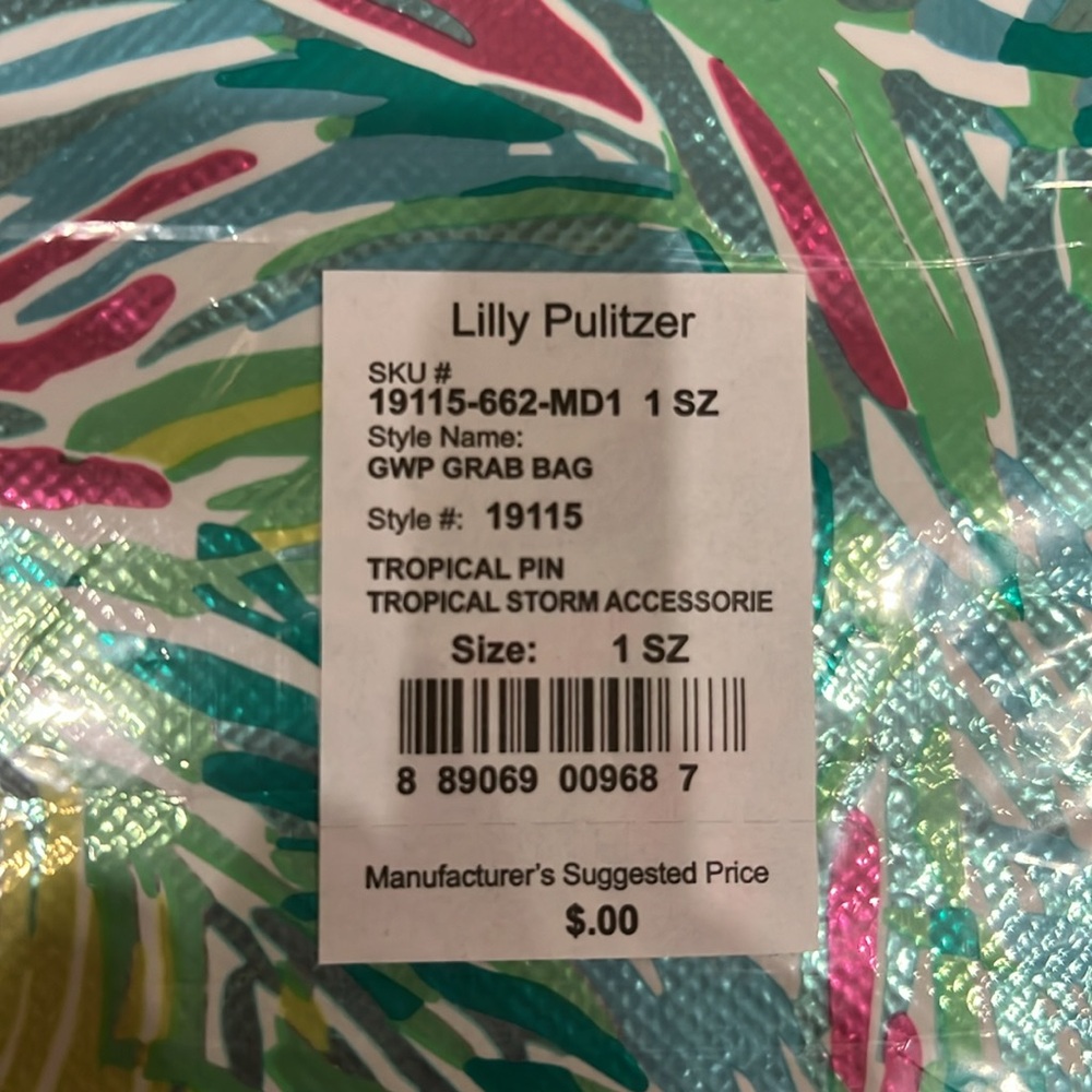 Lilly Pulitzer GWP Grab Bag Tropical Storm - Picture 2 of 2